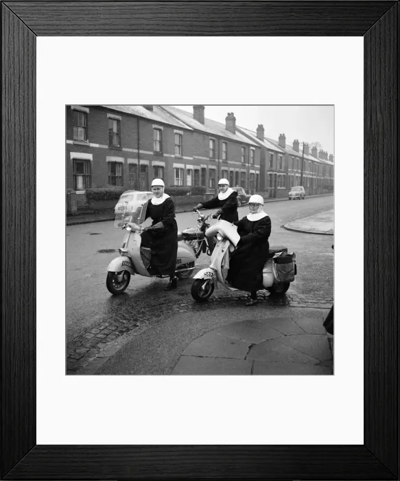 Framed Print : The Angels are three nuns who live in the toughest district of Foleshill Framed Print : The Angels are three nuns who live in the toughest district of Foleshill