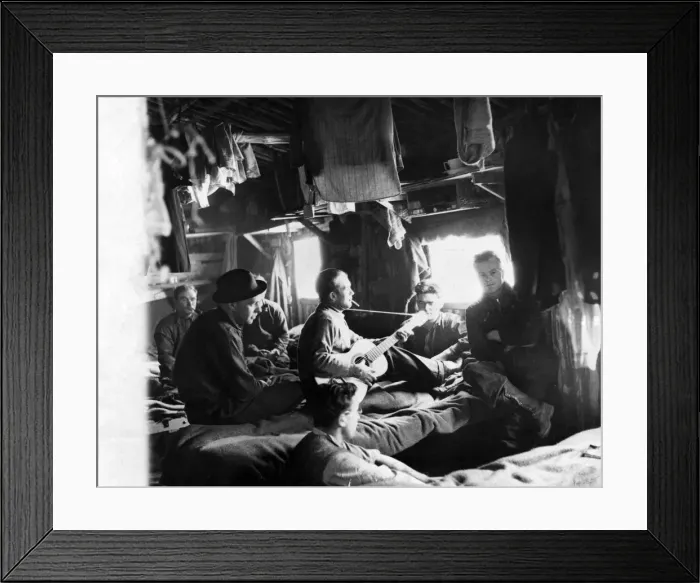 Framed Print : Canadian loggers camp in Scotland during the Second World War Framed Print : Canadian loggers camp in Scotland during the Second World War