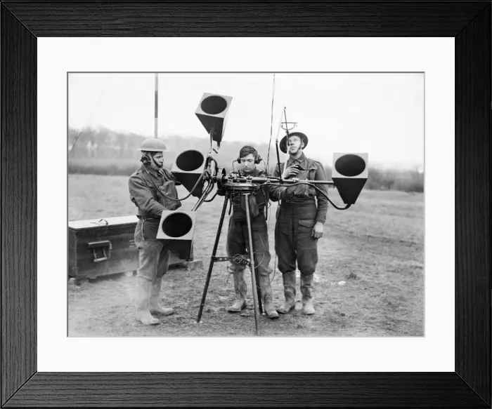 Framed Print : Hull, Yorkshire, during World War Two. There are no details or date