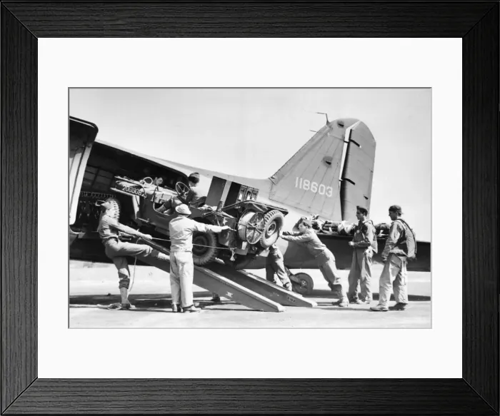 Framed Print : US army facility visit for attention of US Censor. US Army