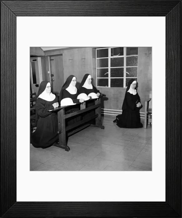 Framed Print : The Angels are three nuns who live in the toughest district of Foleshill Framed Print : The Angels are three nuns who live in the toughest district of Foleshill