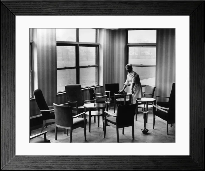 Framed Print : Geriatrics Unit at Rubery Hill Hospital, Birmingham, 23rd January 1964 Framed Print : Geriatrics Unit at Rubery Hill Hospital, Birmingham, 23rd January 1964