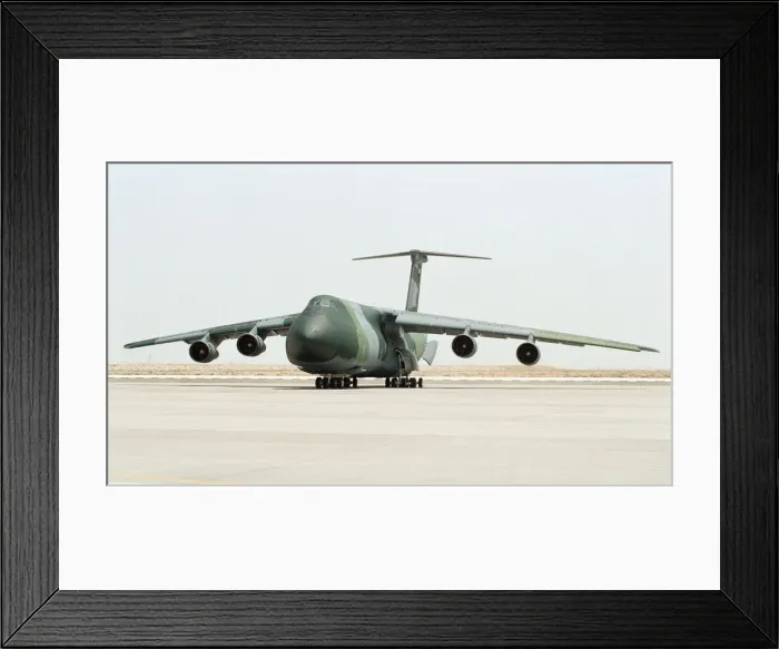 Framed Print : Lockheed C-5 Galaxy, American military transport aircraft Framed Print : Lockheed C-5 Galaxy, American military transport aircraft