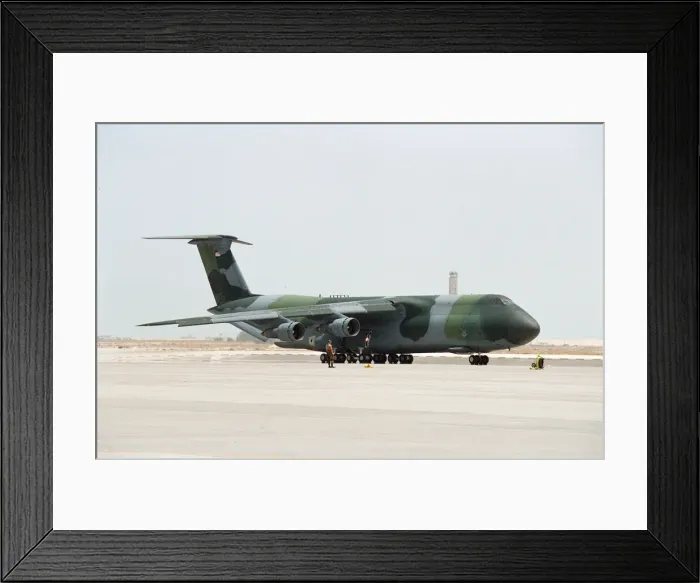 Framed Print : Lockheed C-5 Galaxy, American military transport aircraft Framed Print : Lockheed C-5 Galaxy, American military transport aircraft