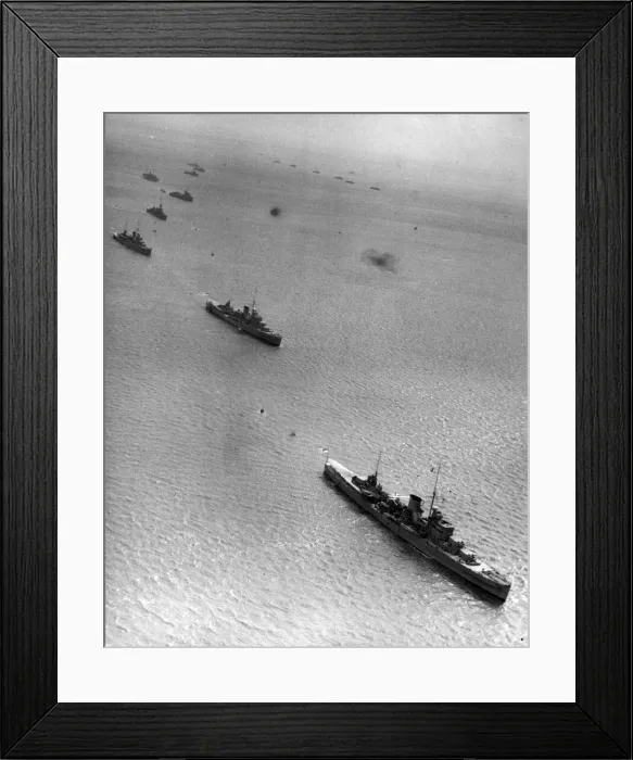 Framed Print : Combined fleet invasion exercise. The fleet in the Grimsby roads. 1934 Framed Print : Combined fleet invasion exercise. The fleet in the Grimsby roads. 1934