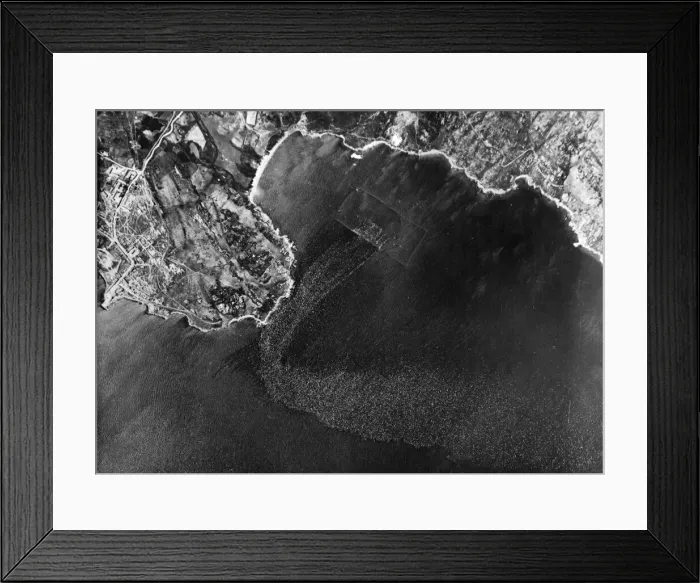 Framed Print : The successful fortress attack on Italys heavy cruisers Trieste