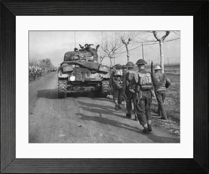 Framed Print : Anzio Beach Head. On 22nd January the Fifth Army began their landing south of Rome Framed Print : Anzio Beach Head. On 22nd January the Fifth Army began their landing south of Rome