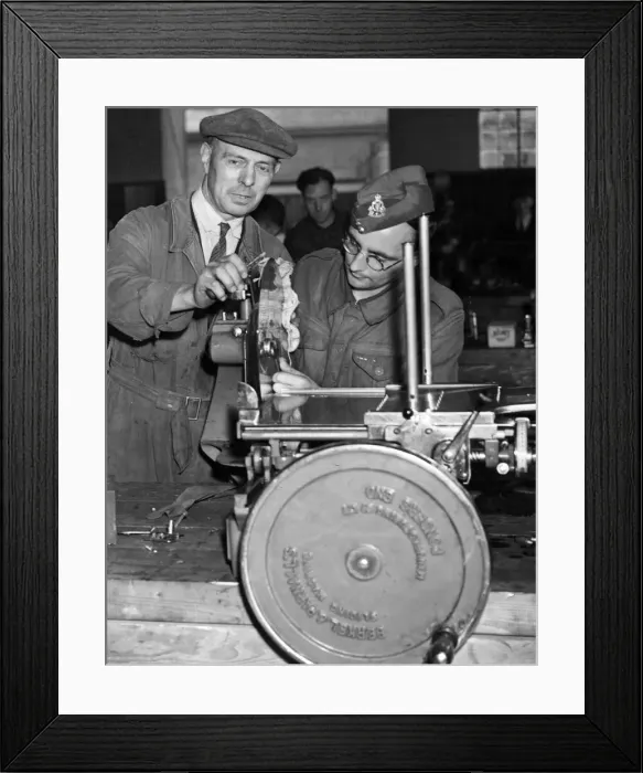 Framed Print : Western Command Facility Visit. One of the jobs which comes the way of the handy men of