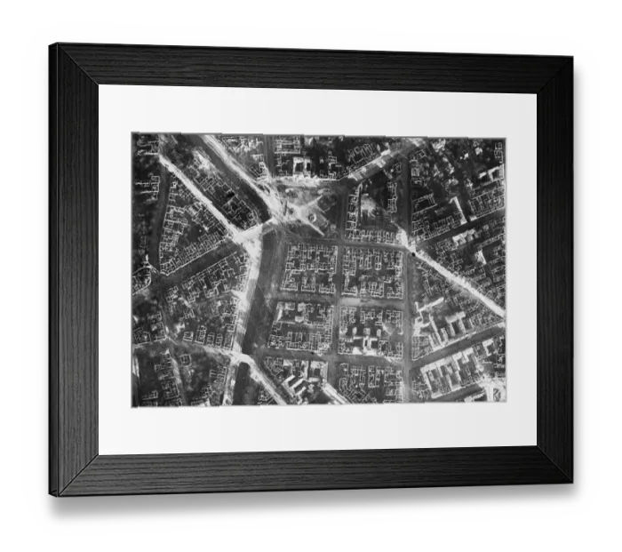 Framed Print : The Battle of Berlin was a series of attacks on Berlin by RAF Bomber Command along with