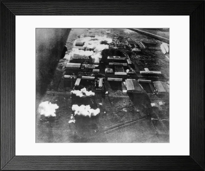 Framed Print : RAF raid Italian bases. Almost daily bombers of the RAF Middle East Command are raiding