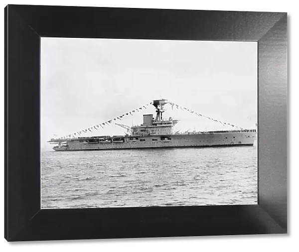 HMS Hermes Air Craft Carrier. Throughout out the 1920s HMS Hermes was
