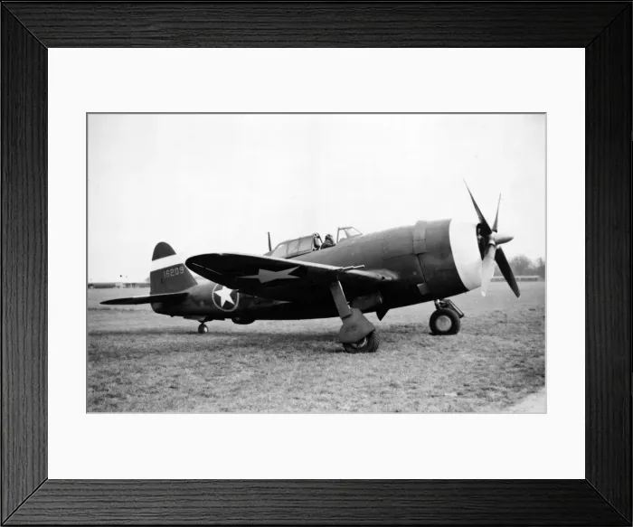 Framed Print : U.s Facility Visit. No 3, new U.s fighter the P47. March 1943 Framed Print : U.s Facility Visit. No 3, new U.s fighter the P47. March 1943