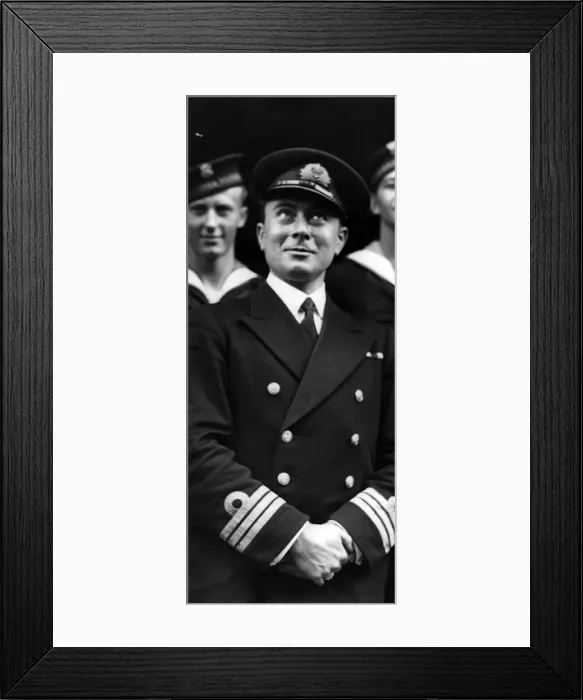 Framed Print : Here is George'who was second in command of the Polish submarine SOKOL which