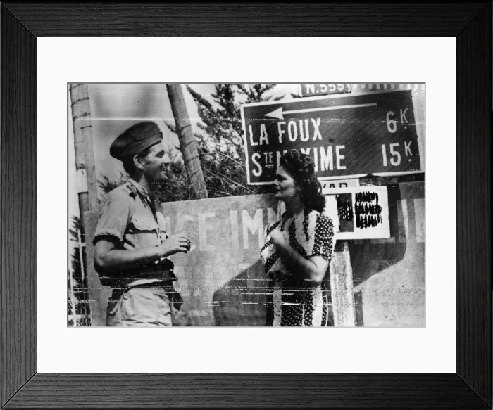 Framed Print : RAF in the South of France. Allied forces landed on the South Coast of France on August