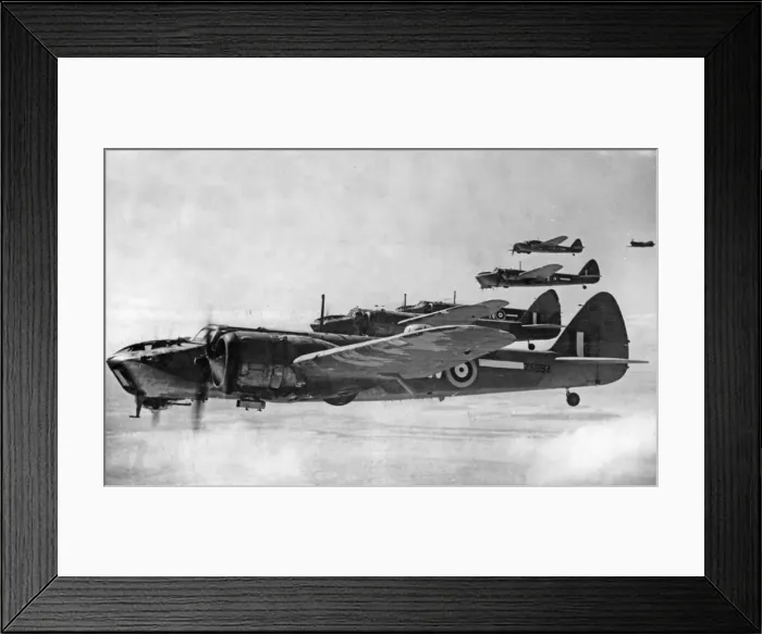Framed Print : A formation of five Blenheim Mark IVs (Z5893 W nearest) of No Framed Print : A formation of five Blenheim Mark IVs (Z5893 W nearest) of No