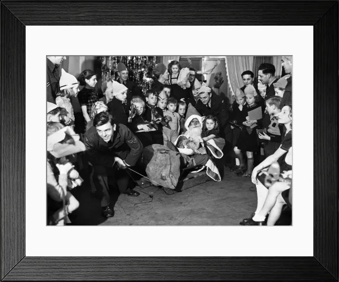 Framed Print : A party even by the RoyalAir Force to Belgian children in Brussels Framed Print : A party even by the RoyalAir Force to Belgian children in Brussels