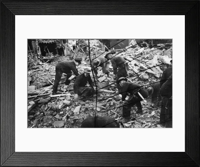 Framed Print : In view of the new emery attack with their obvious intension of breaking morale of Framed Print : In view of the new emery attack with their obvious intension of breaking morale of