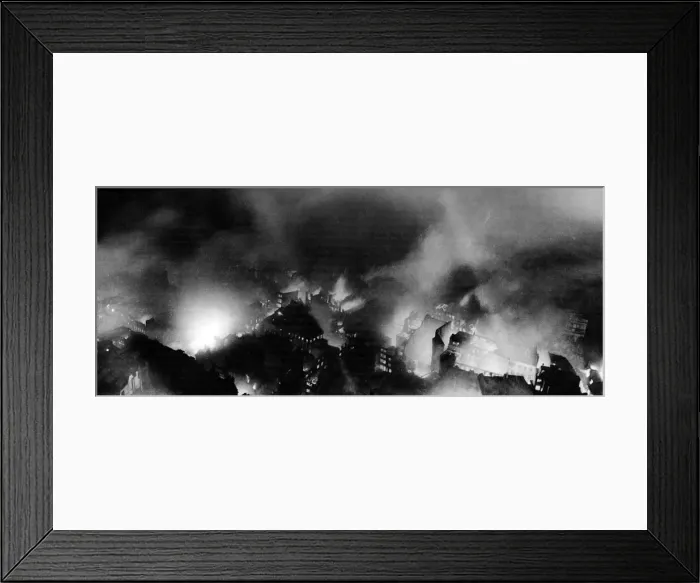 Framed Print : View of the city of London taken from the roof of St Paul Framed Print : View of the city of London taken from the roof of St Paul
