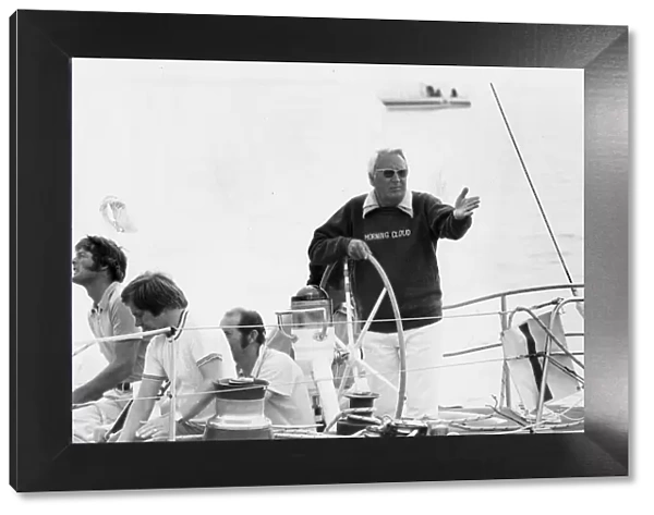 Edward Heath sailing yacht Morning Cloud - August 1976 -----
