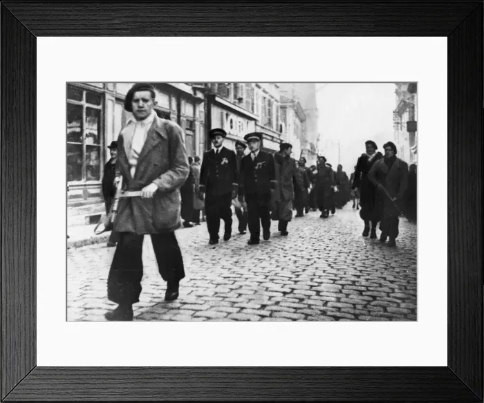 Framed Print : Men of the Maquis de l Ain et du Haut-Jura, the French partisans