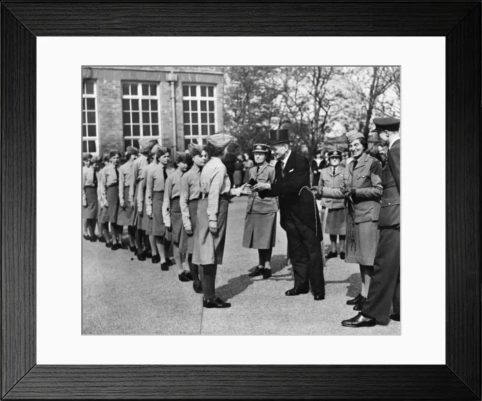 Framed Print : The new chairman of the Hoylake UDS Councillor AED Mitchell