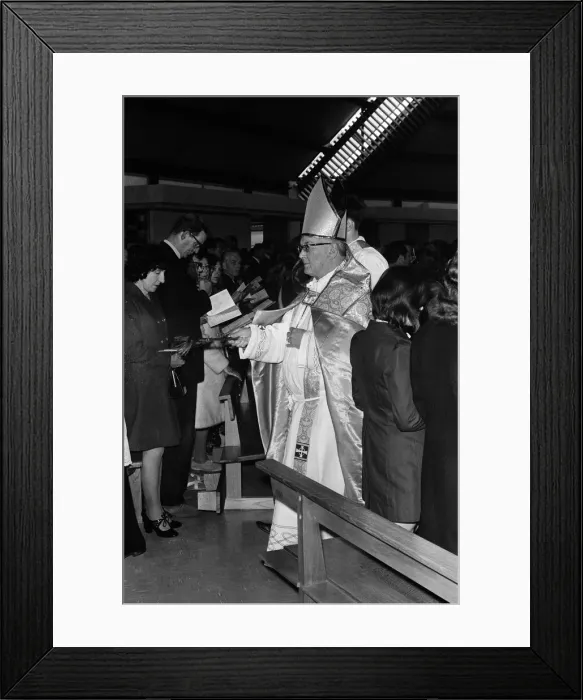 Framed Print : The most Rev G P Dwyer, Roman Catholic Archbishop of Birmingham Framed Print : The most Rev G P Dwyer, Roman Catholic Archbishop of Birmingham