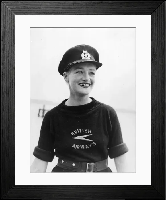 Framed Print : Britains Civil Air Service working at Poole Harbour. Dorset