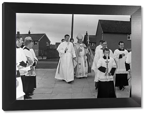 The opening and blessing of St Patrick Roman Catholic Church, Deedmore Road, Wood End