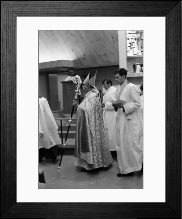 Framed Print : The opening and blessing of St Patrick Roman Catholic Church, Deedmore Road, Wood End Framed Print : The opening and blessing of St Patrick Roman Catholic Church, Deedmore Road, Wood End