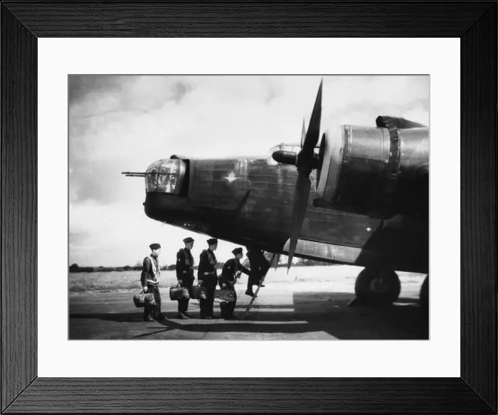 Framed Print : As part of their training, Air Training Corps cadets were privileged to visit a Bomber Framed Print : As part of their training, Air Training Corps cadets were privileged to visit a Bomber