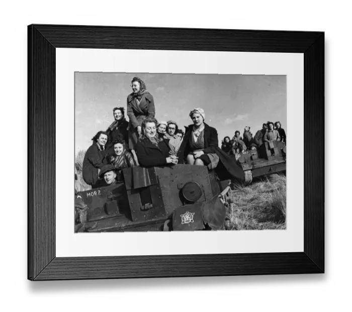Framed Print : A small West Country arms firm has produced one million trench mortar bombs so quickly