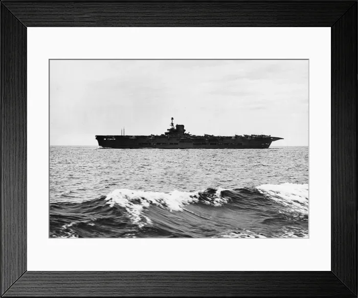 Framed Print : HMS ARK ROYAL with Fairey Fulmar fighters on the deck. seen from the deck of HMS Framed Print : HMS ARK ROYAL with Fairey Fulmar fighters on the deck. seen from the deck of HMS