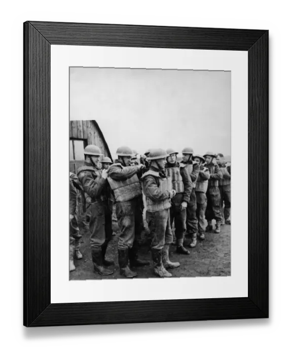 Framed Print : At a school of bridging and watermanship in Northern Ireland Framed Print : At a school of bridging and watermanship in Northern Ireland