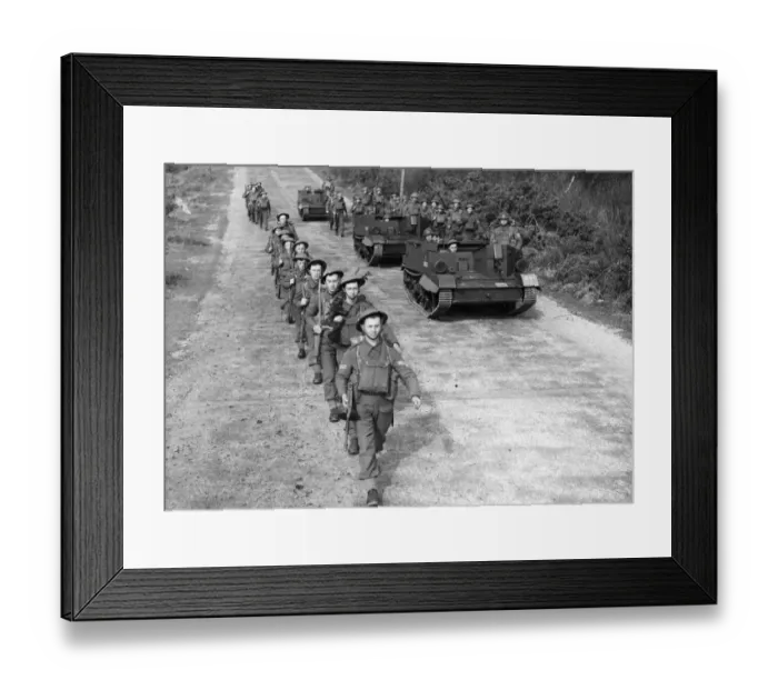 Framed Print : While many people thin the Army is training for defensive action against the enemy