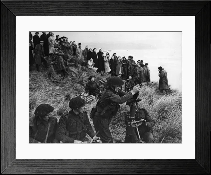 Framed Print : A small West Country arms firm has produced one million trench mortar bombs so quickly