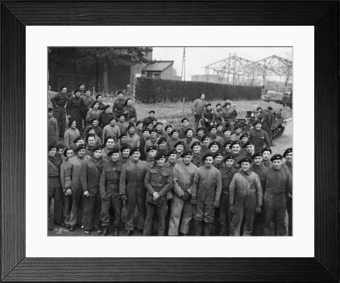 Framed Print : Soldiers of the East Yorkshire Regiment helping with the aftermath of a severe raid Framed Print : Soldiers of the East Yorkshire Regiment helping with the aftermath of a severe raid