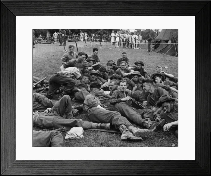 Framed Print : One of the things most needed by soldiers returning from the fighting lines in Northern Framed Print : One of the things most needed by soldiers returning from the fighting lines in Northern
