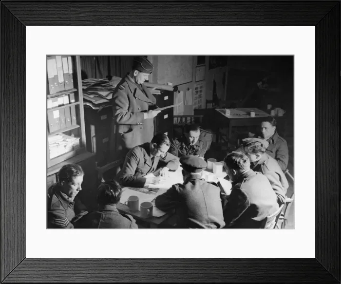 Framed Print : This picture was taken at an RAF Lancaster Bomber station during the attack of 23rd -24th Framed Print : This picture was taken at an RAF Lancaster Bomber station during the attack of 23rd -24th