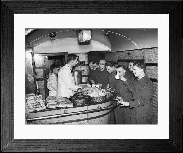 Framed Print : Train platform taking soldiers back to war and to the fronts Framed Print : Train platform taking soldiers back to war and to the fronts