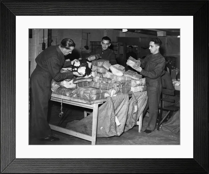 Framed Print : An army post office. Trying to decipher correct names Framed Print : An army post office. Trying to decipher correct names