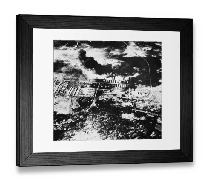 Framed Print : Addis Ababa after a visit by The Royal Air Force, a direct hit has been scored Framed Print : Addis Ababa after a visit by The Royal Air Force, a direct hit has been scored