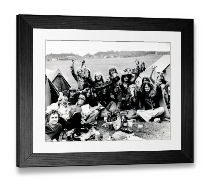 Framed Print : Heavy Metal Holocaust festival August 1981 at Vale Park in Burslem Framed Print : Heavy Metal Holocaust festival August 1981 at Vale Park in Burslem