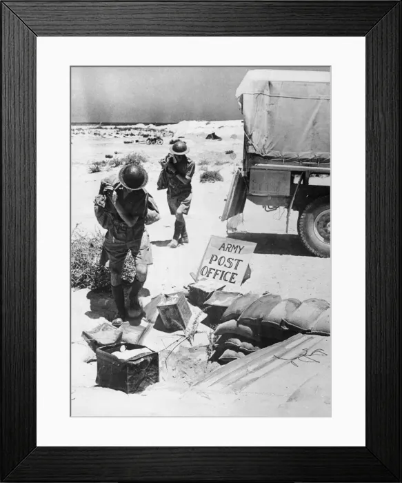 Framed Print : Western Desert Campaign, the Desert War, took place in the deserts of Egypt and Libya Framed Print : Western Desert Campaign, the Desert War, took place in the deserts of Egypt and Libya