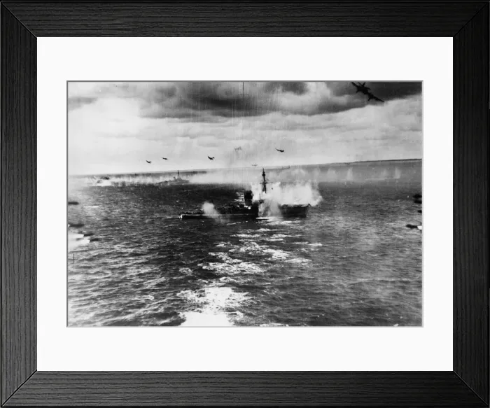 Framed Print : What the pilots call very intense flak'met the force of 70 RAF Framed Print : What the pilots call very intense flak'met the force of 70 RAF