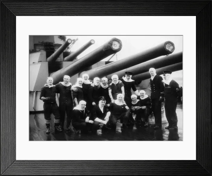 Framed Print : On December 26th 1943, one of Germanys few great warships Framed Print : On December 26th 1943, one of Germanys few great warships