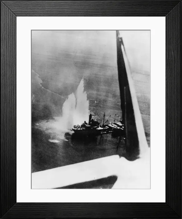 Framed Print : An RAF Fighter Command Middle East Beaufighter Squadron strike Framed Print : An RAF Fighter Command Middle East Beaufighter Squadron strike