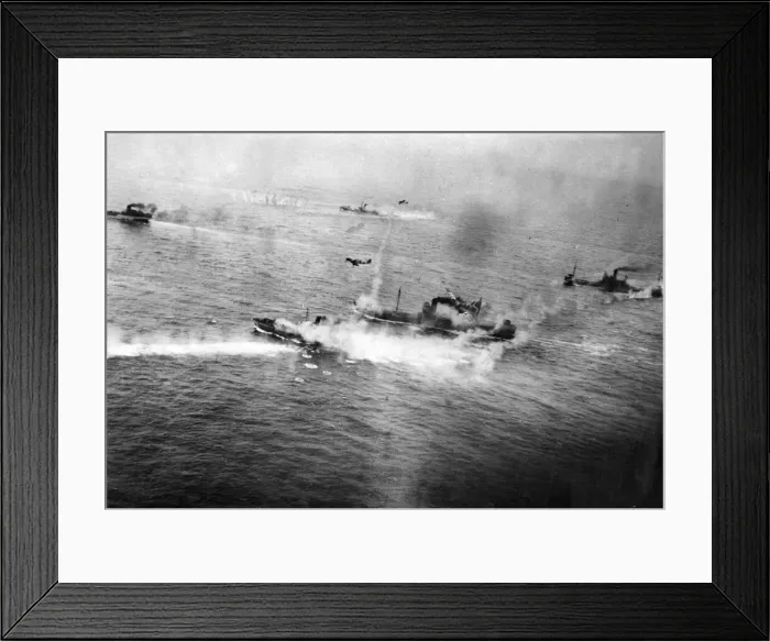 Framed Print : Flying through cloud down to the sea level, Beaufighters of RAF Coastal Command