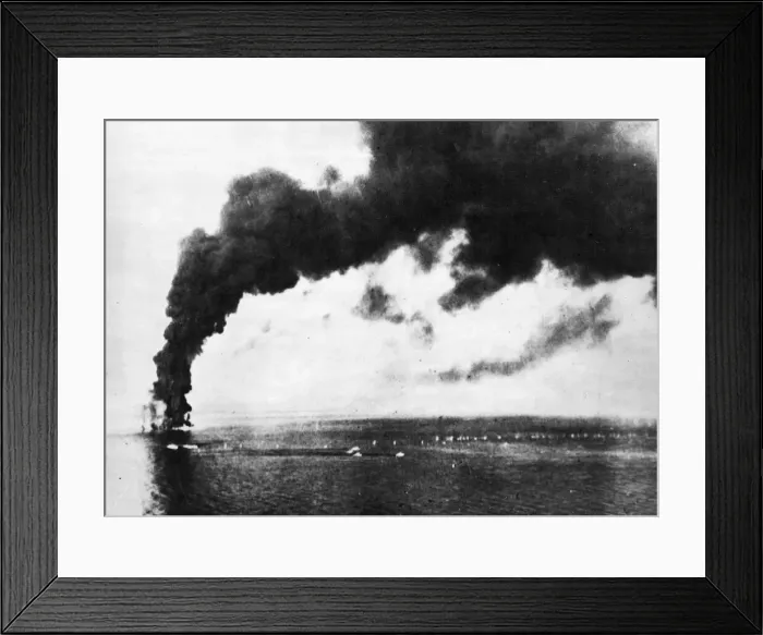 Framed Print : Beaufighters of RAF Coastal Command made a highly successful attack on an enemy German