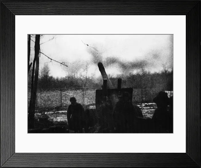 Framed Print : Picture taken during the fighting at Tula, the last big town before Moscow during Framed Print : Picture taken during the fighting at Tula, the last big town before Moscow during