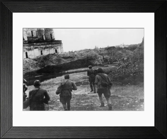 Framed Print : Marshal Stalin in an order of the day broadcast from Moscow on 5th August announced Framed Print : Marshal Stalin in an order of the day broadcast from Moscow on 5th August announced
